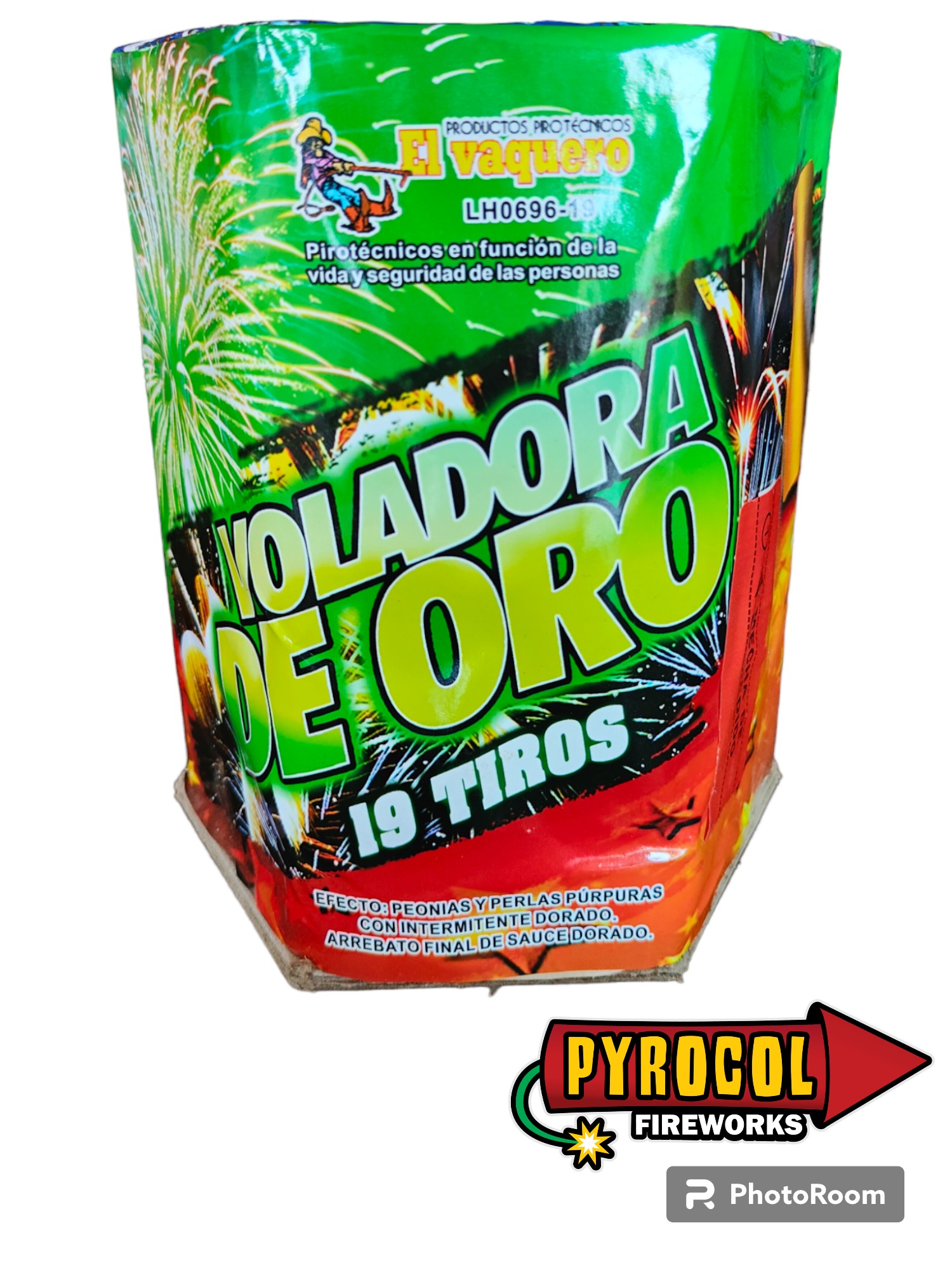 TORTA VOLADORA ORO 19 TIROS
