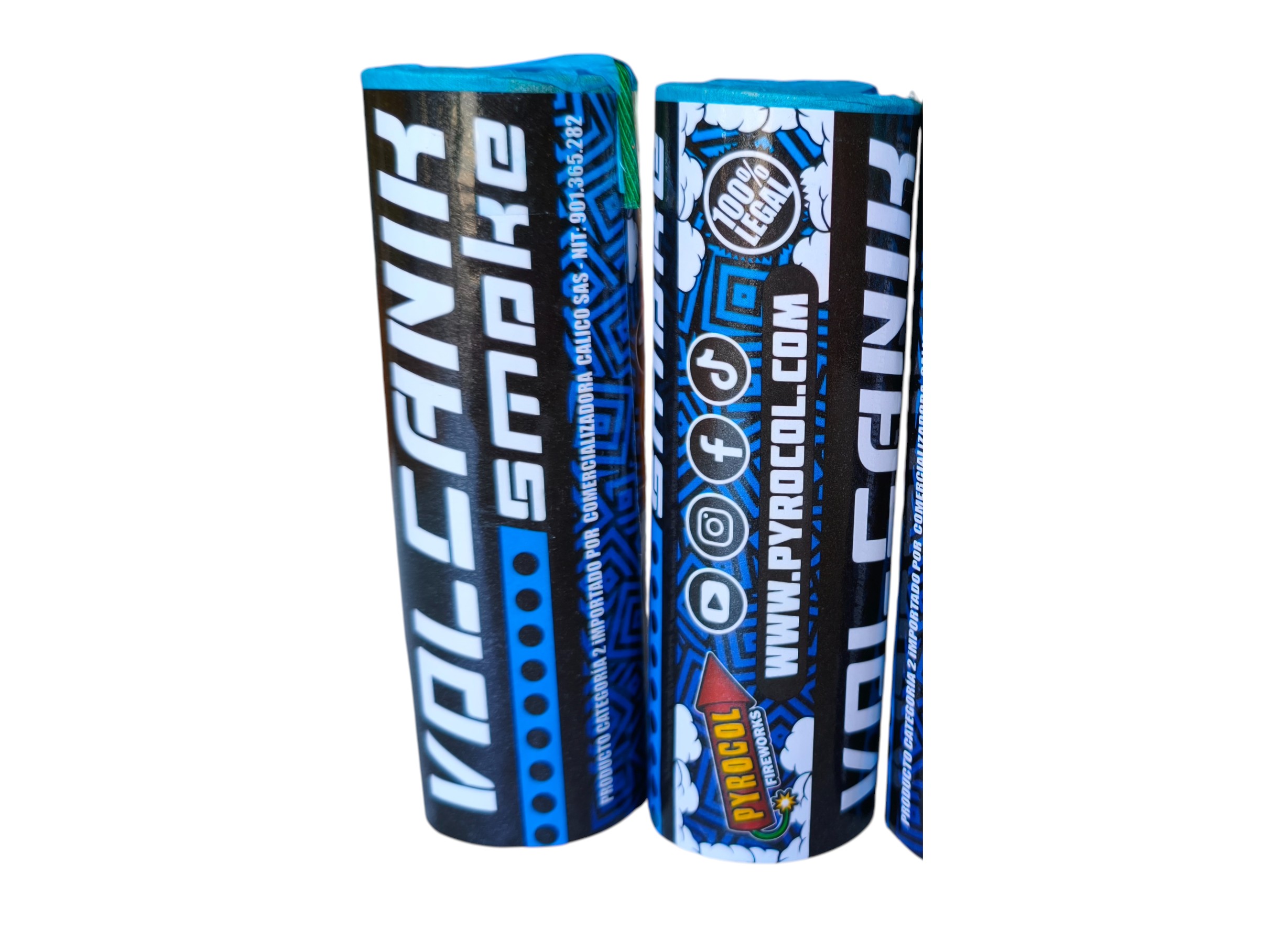 BOMBA DE HUMO AZUL